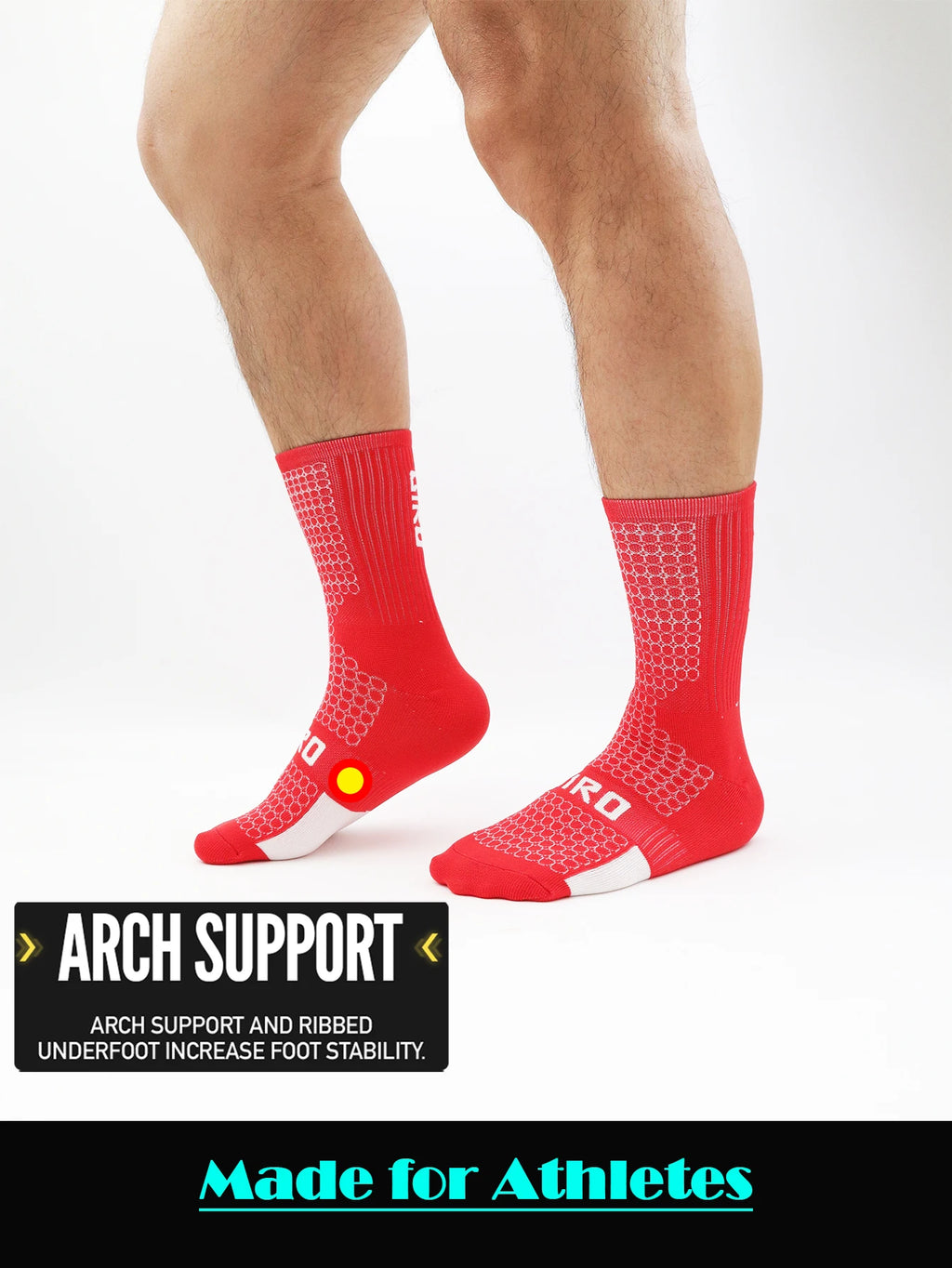Professional Cycling Compression Socks - Knee-High Sport Socks for Men & Women