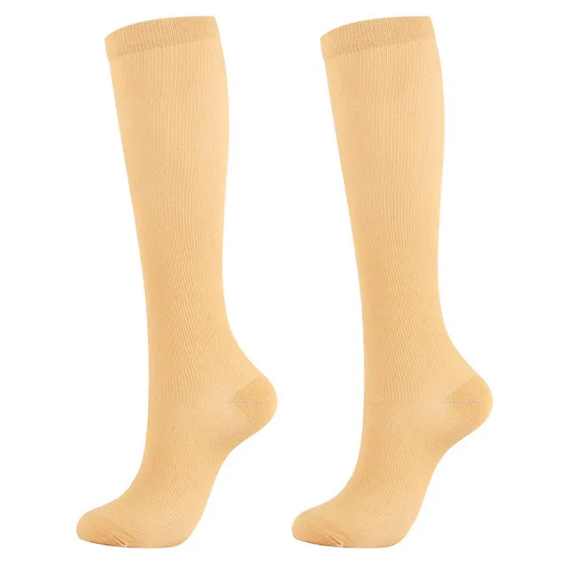 Compression Stockings for Blood Circulation - Knee-High Support Socks