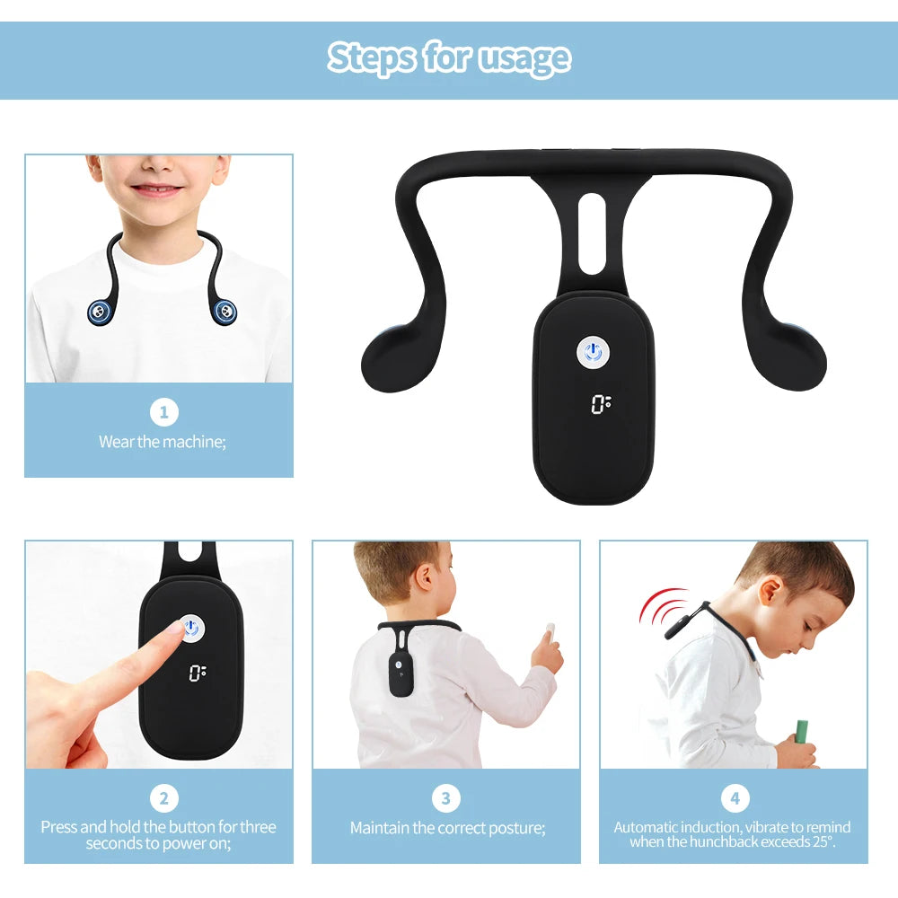 MarkhorAthletics™ Smart Posture Correction Device Realtime Monitoring