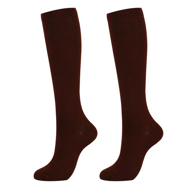 Compression Stockings for Blood Circulation - Knee-High Support Socks