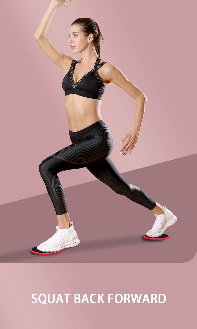 MarkhorAthletics™ High Quality Yoga Fitness Sliding Discs/Pads