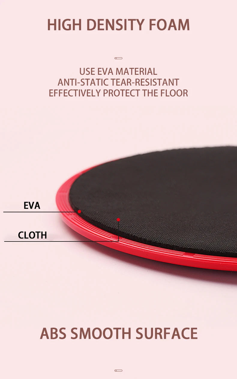 MarkhorAthletics™ High Quality Yoga Fitness Sliding Discs/Pads