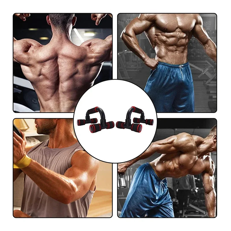 MarkhorAthletics™ 1 pair U-shaped Push-up Rack Fitness Equipment