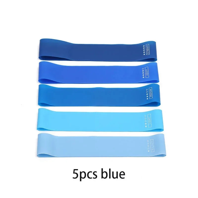TPE Flat Resistance Loop Bands - 5-Piece Set