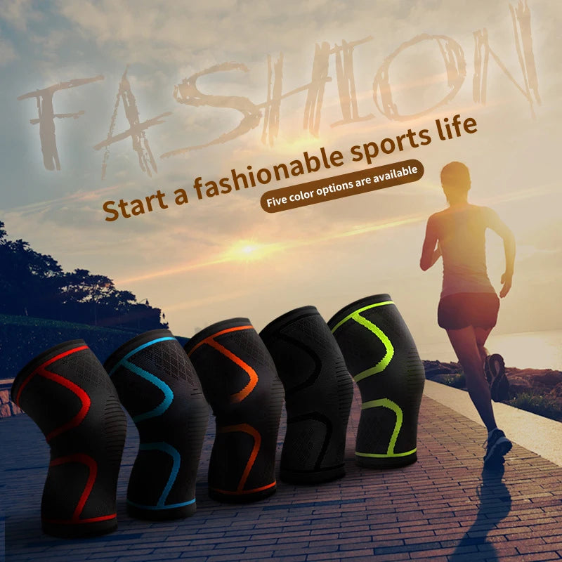 Open Patella Knee Compression Sleeve - Adjustable Weightlifting Support