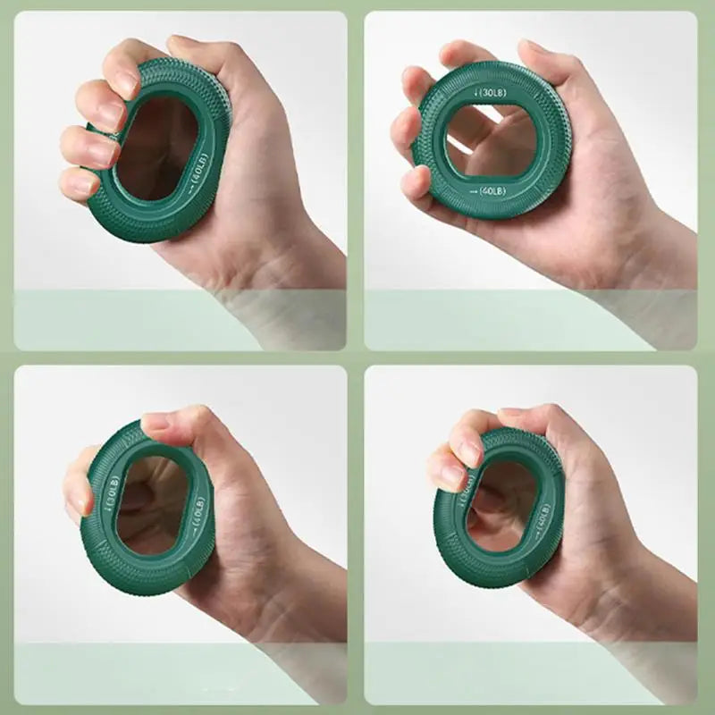 Silicone Grip Strengthening Ring – Adjustable Resistance Hand Exerciser