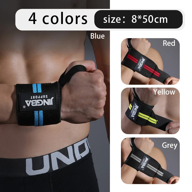 Weightlifting Wrist Wraps with Thumb Loop - Heavy-Duty Wrist Support