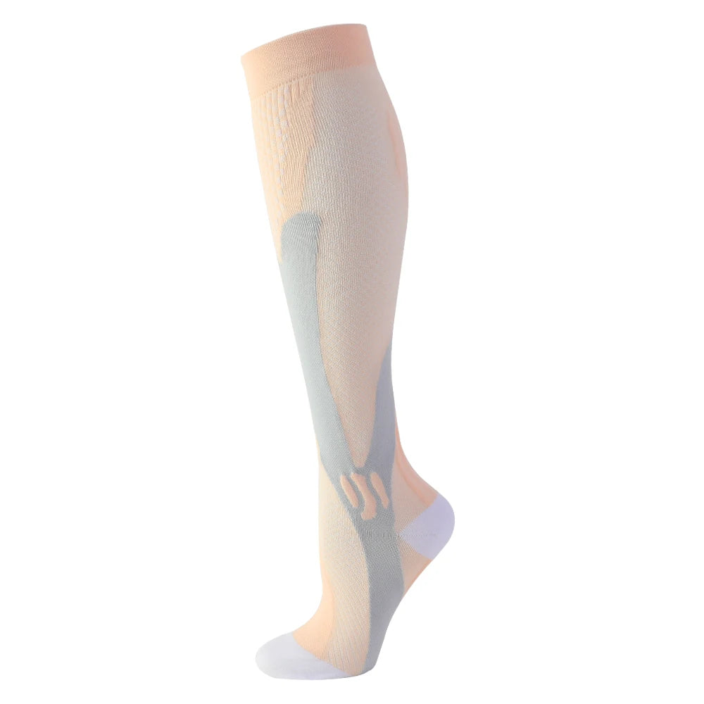 Compression Stockings for Blood Circulation - Knee-High Support Socks