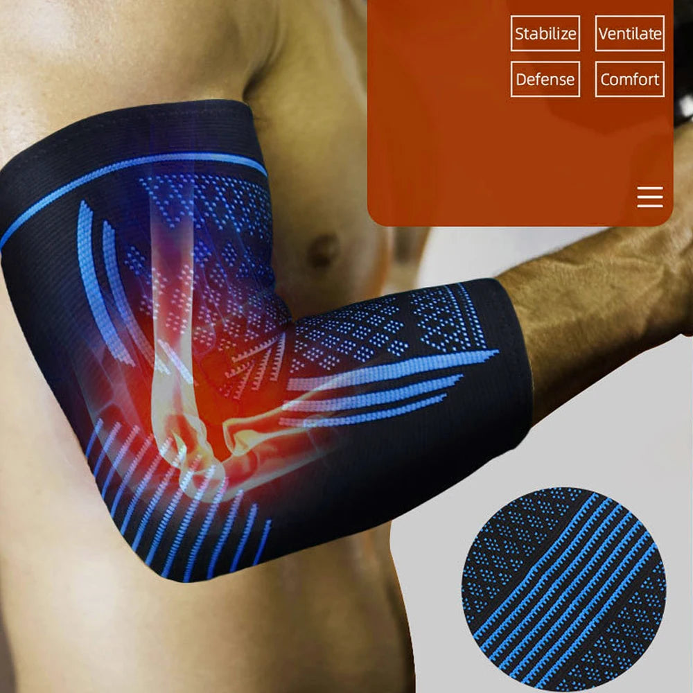 Elbow Compression Sleeve - Breathable, Targeted Support