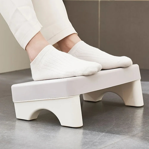 360° Swivel Under Desk Footrest – Cushioned Ergonomic Stool