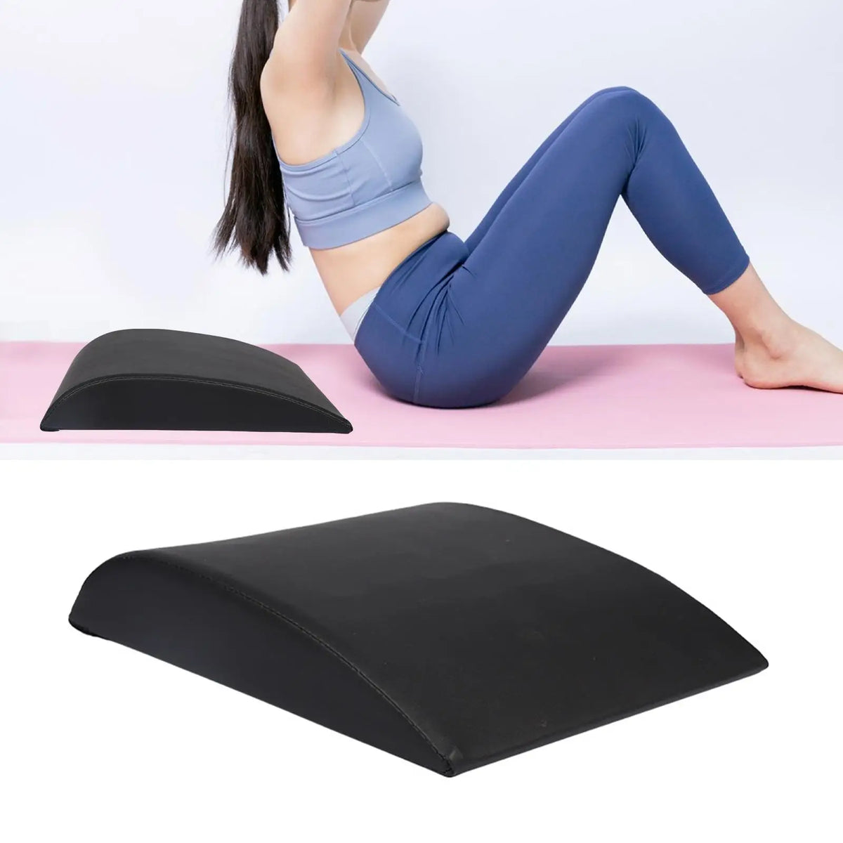 Ab Exercise Mat - Soft Sit-Up Cushion with Back Support