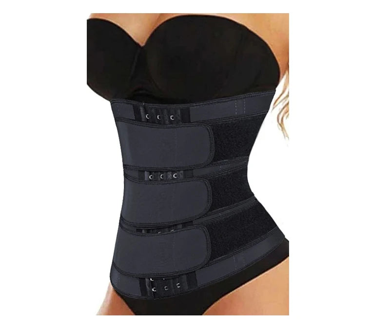 Triple Belt Waist Trainer - Tummy Control Shaperwear for Women