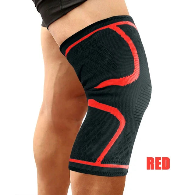 Open Patella Knee Compression Sleeve - Adjustable Weightlifting Support