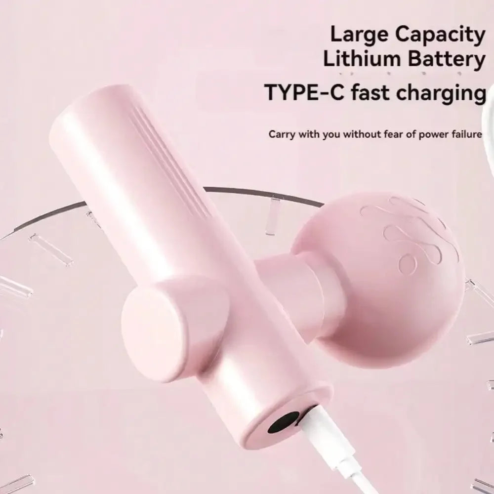 Mini Fascia Massage Gun - Compact Portable Muscle Massager