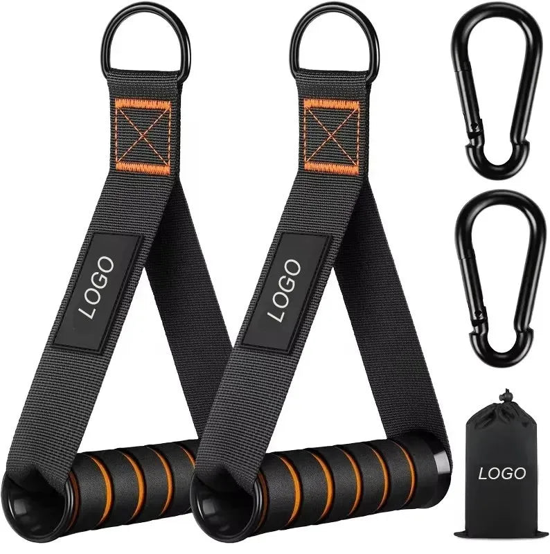 D-Ring Metal Gym Handle – Cable Machine & Resistance Band Attachment
