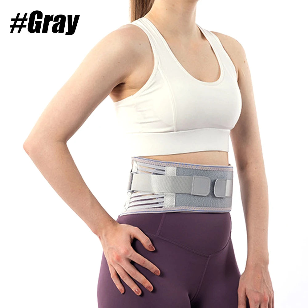 Adjustable Lumbar Support Brace - Dual-Strap Compression, Breathable