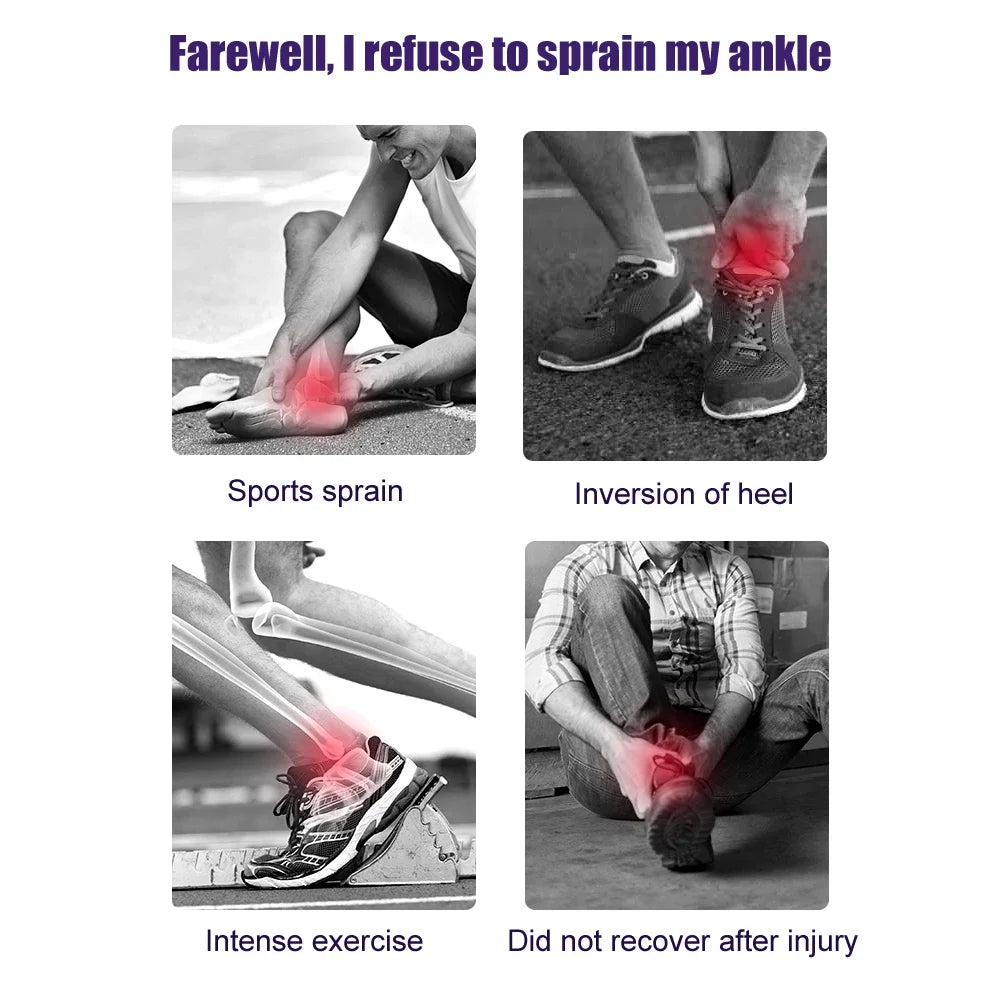 Breathable Ankle Compression Sleeve - Open-Heel Support Brace