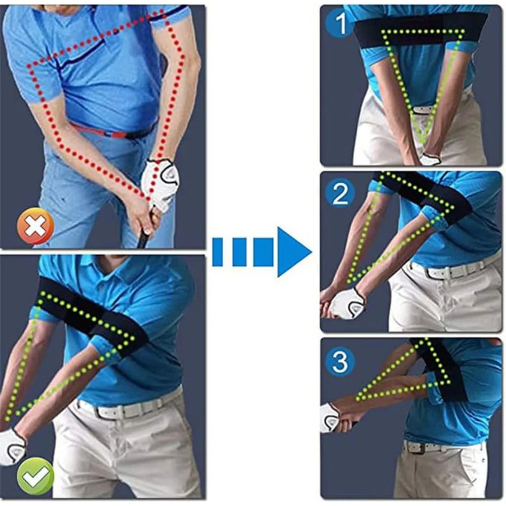 MarkhorAthletics™ Golf Swing Trainer Posture Corrector Band