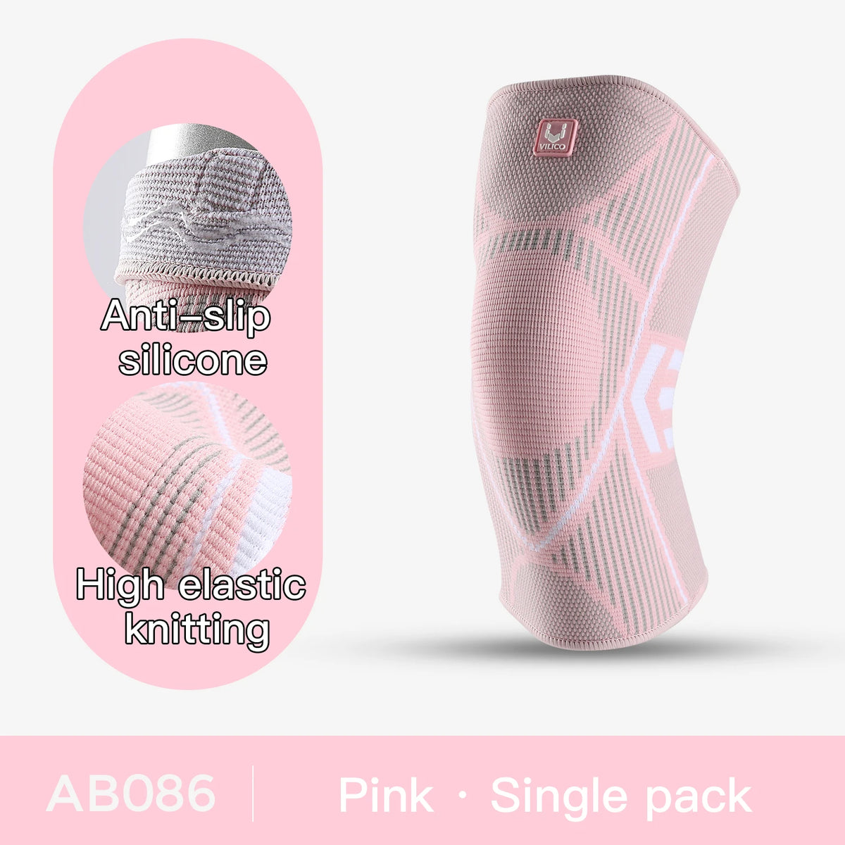 Compression Knee Sleeve – Anti-Slip Silicone Support