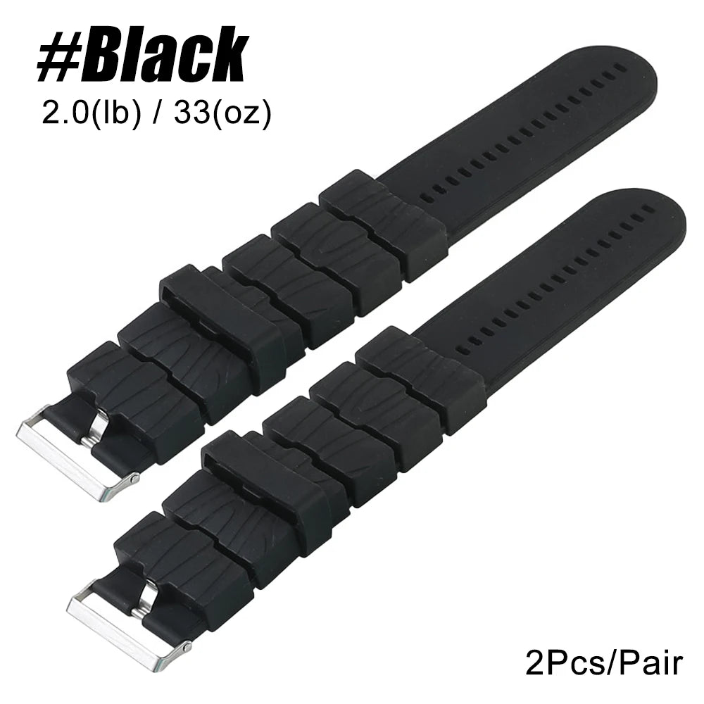 Adjustable Ankle & Wrist Weights – 990g Set