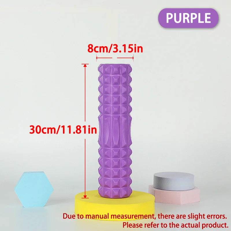 EVA Foam Roller 30/45cm - High-Density Roller for Back & Muscle Recovery