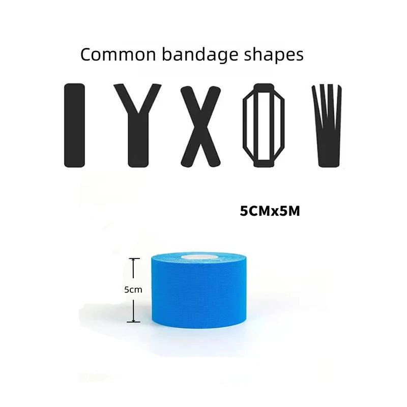 MarkhorAthletics™ 5CMX5M Muscle Recovery Patch - Sports Elastic Tape
