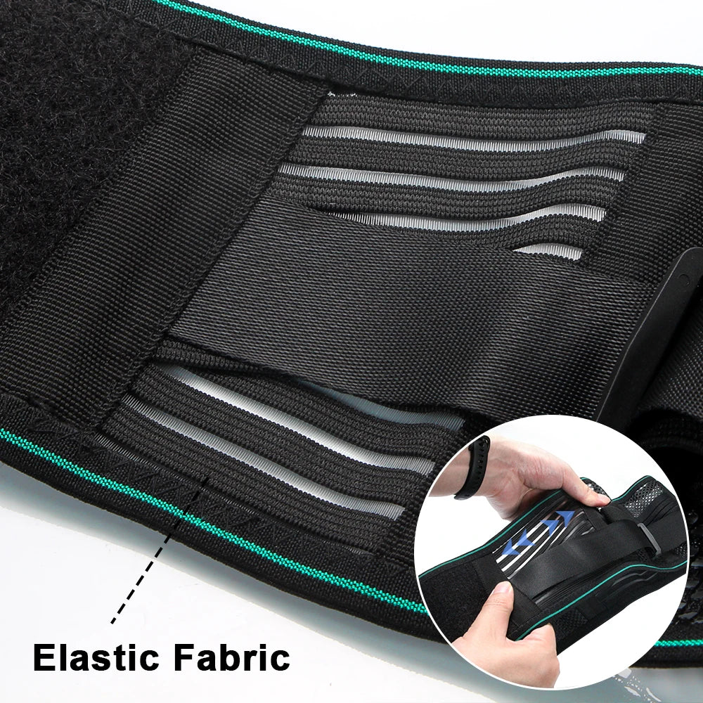 Adjustable Lumbar Support Brace - Dual-Strap Compression, Breathable