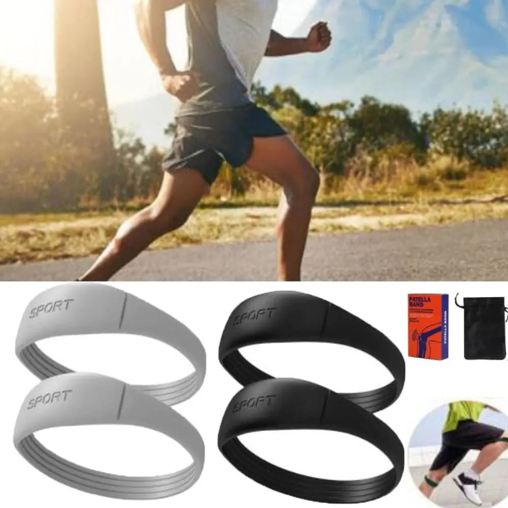 Silicone Patella Tendon Strap - Adjustable Support Band