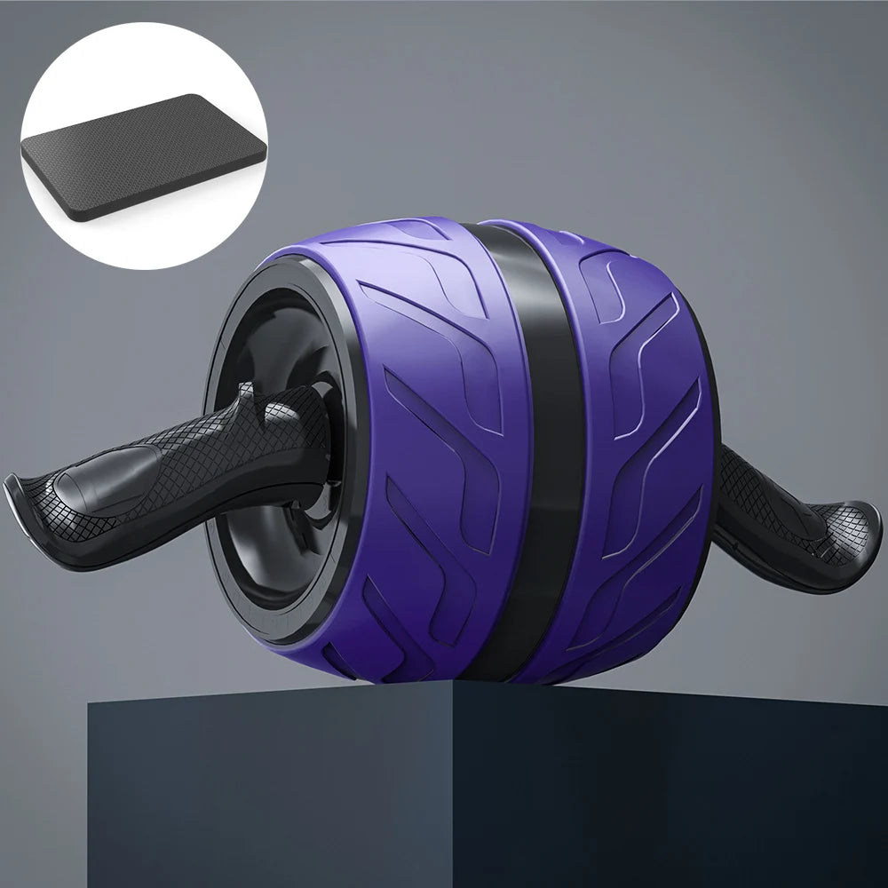Rebound Ab Roller - Wide Wheel Core Trainer with Knee Mat