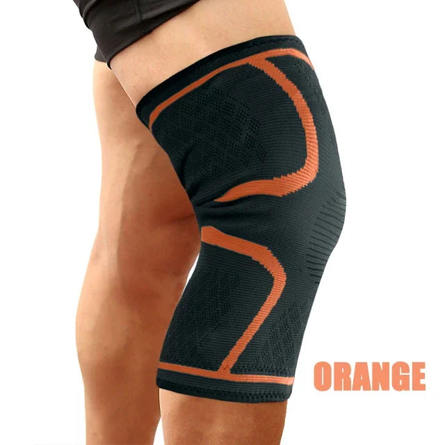Open Patella Knee Compression Sleeve - Adjustable Weightlifting Support