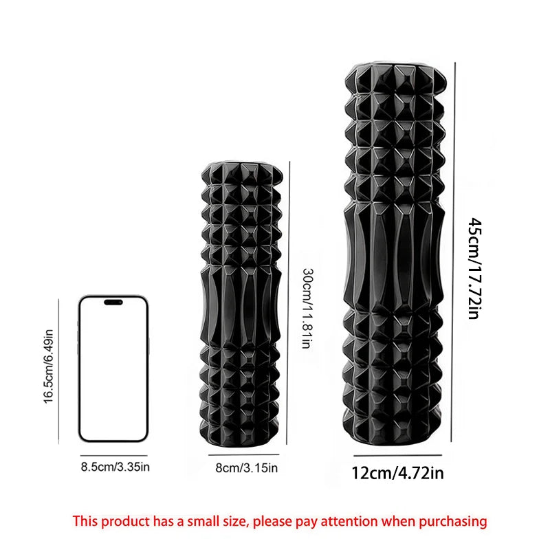 EVA Foam Roller 30/45cm - High-Density Roller for Back & Muscle Recovery