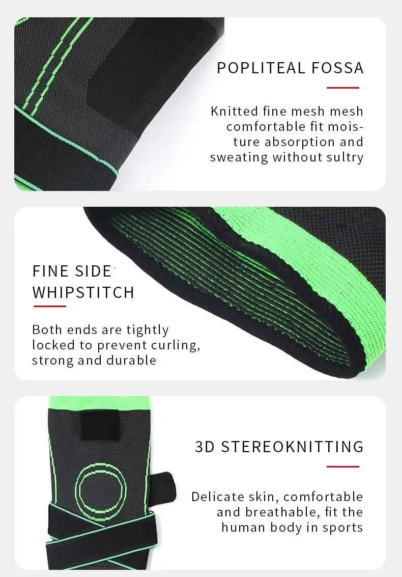 Adjustable Knee Compression Sleeve - Running & Workout Support