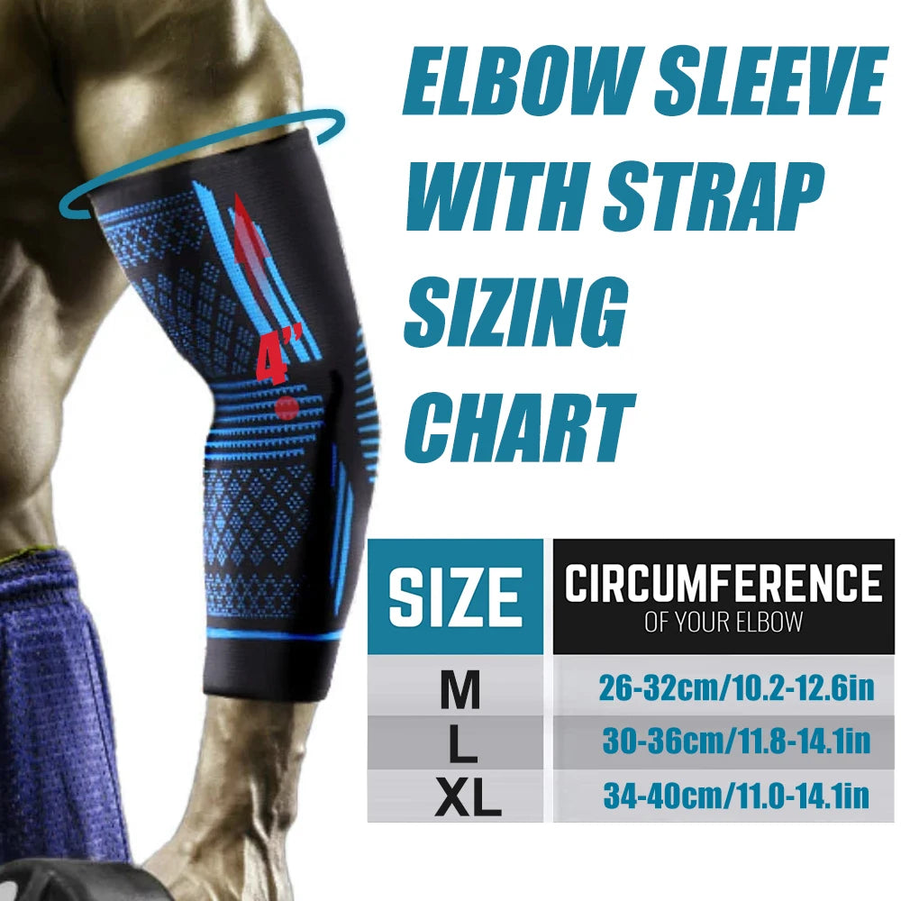 Elbow Compression Sleeve - Breathable, Targeted Support