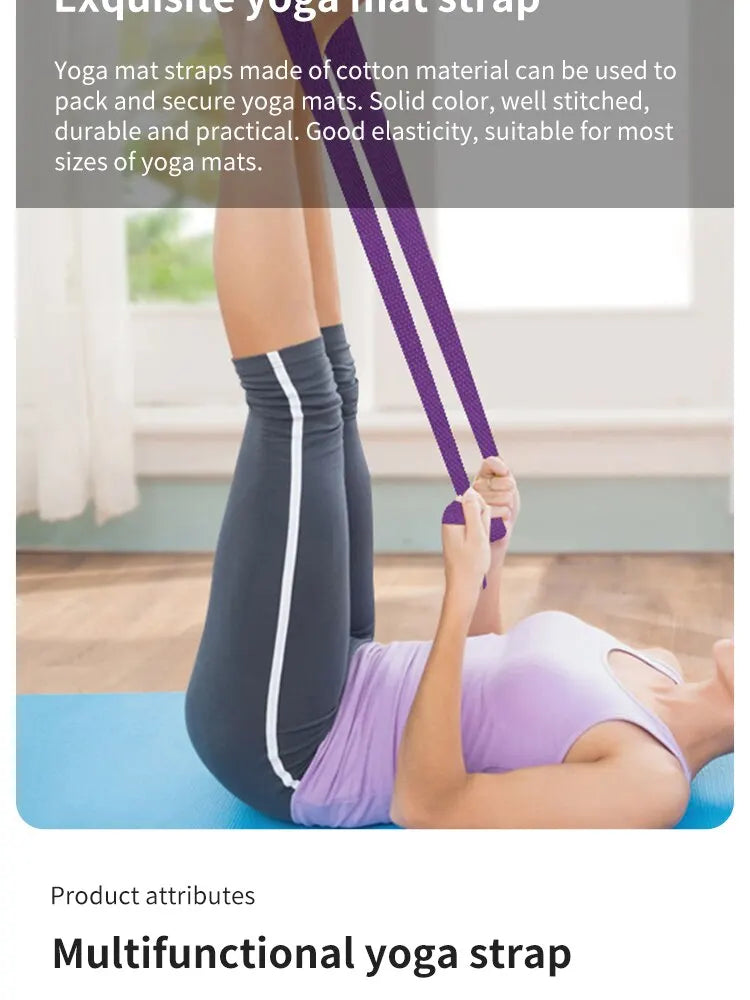 MarkhorAthletics™ Portable Yoga Mat Strap Belts