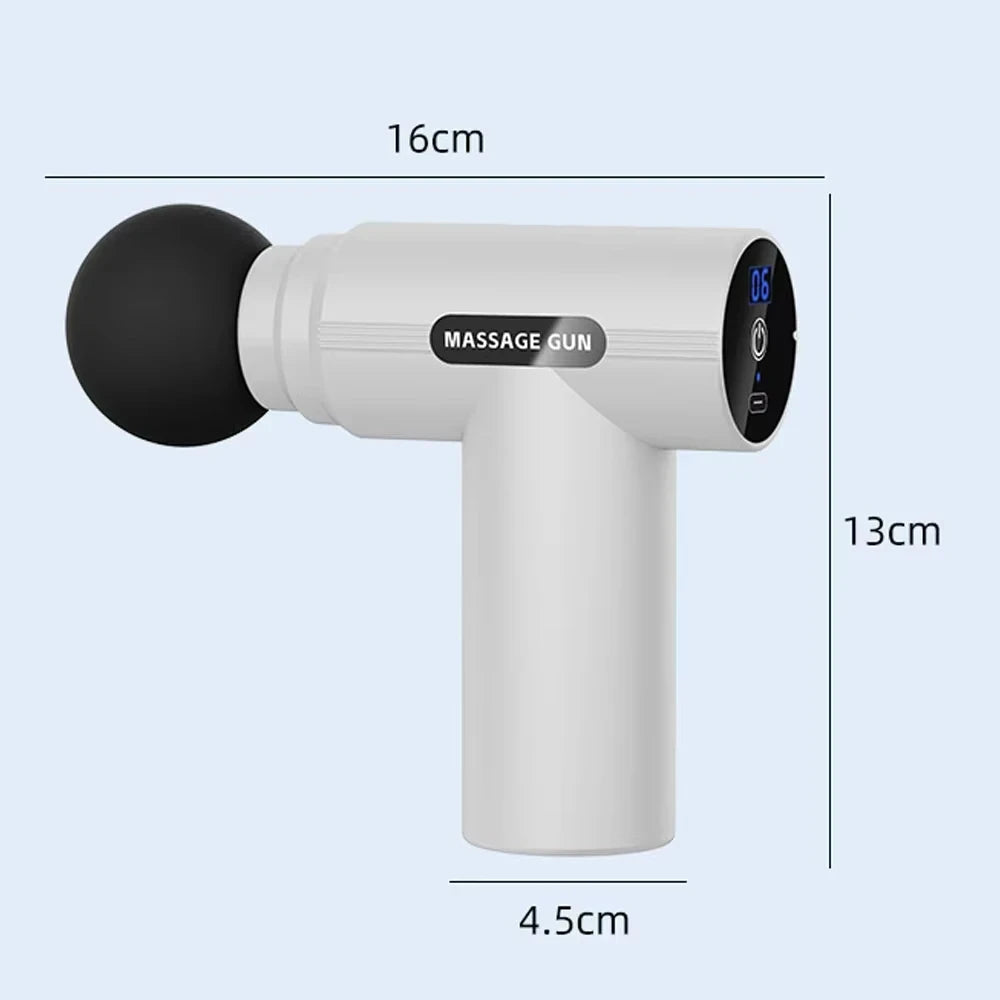 USB-C Rechargeable Massage Gun - Ultra-Compact 450g Recovery Tool