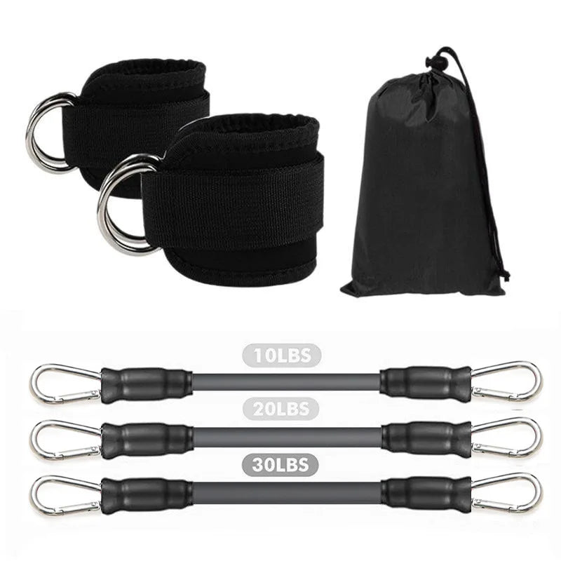 Ankle & Hip Resistance Bands – Booty Band Set with Ankle Straps