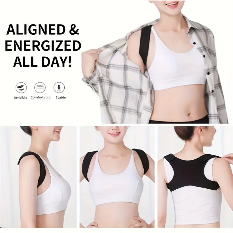 Figure-8 Back Support Brace – Adjustable Posture Corrector