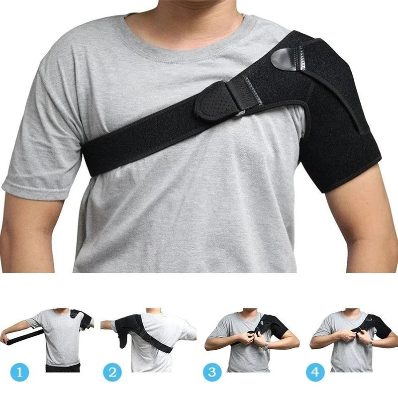 Shoulder Pressure Pad Support Brace - Wrap for Men & Women