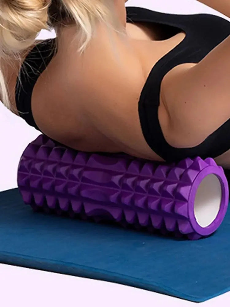 EVA Foam Roller 30cm - Textured Muscle Roller for Back Pain Relief