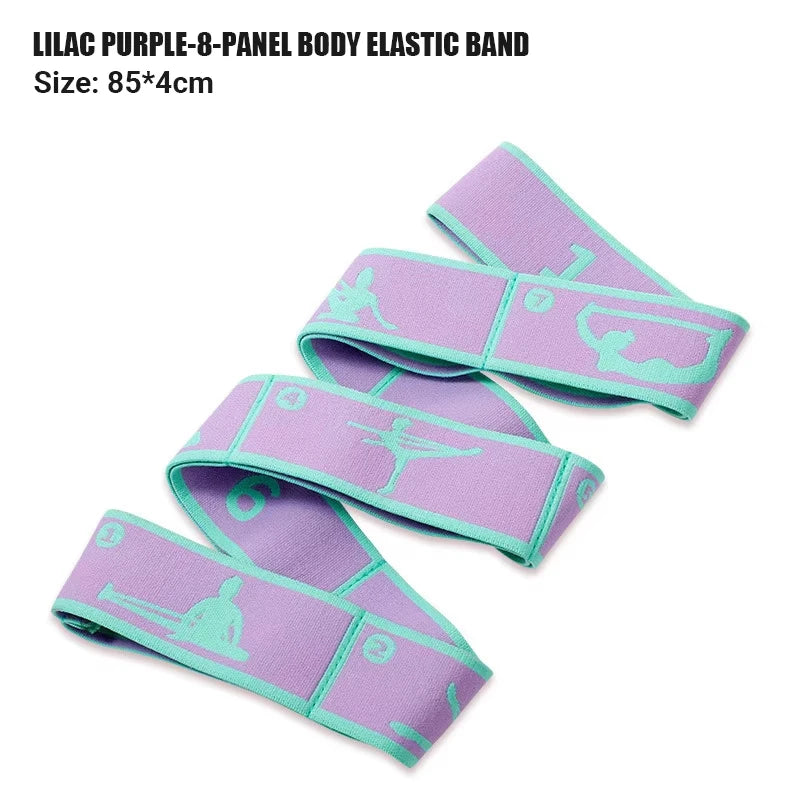 Multi-Section Yoga Stretch Strap - Ballet & Dance Flexibility Band