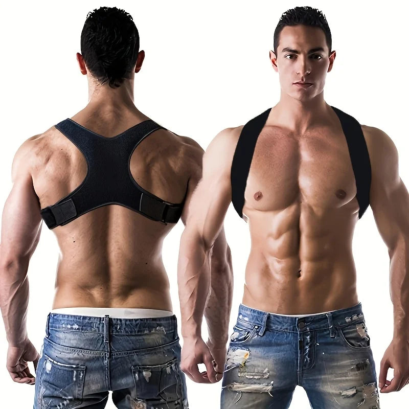 Figure-8 Back Support Brace – Adjustable Posture Corrector