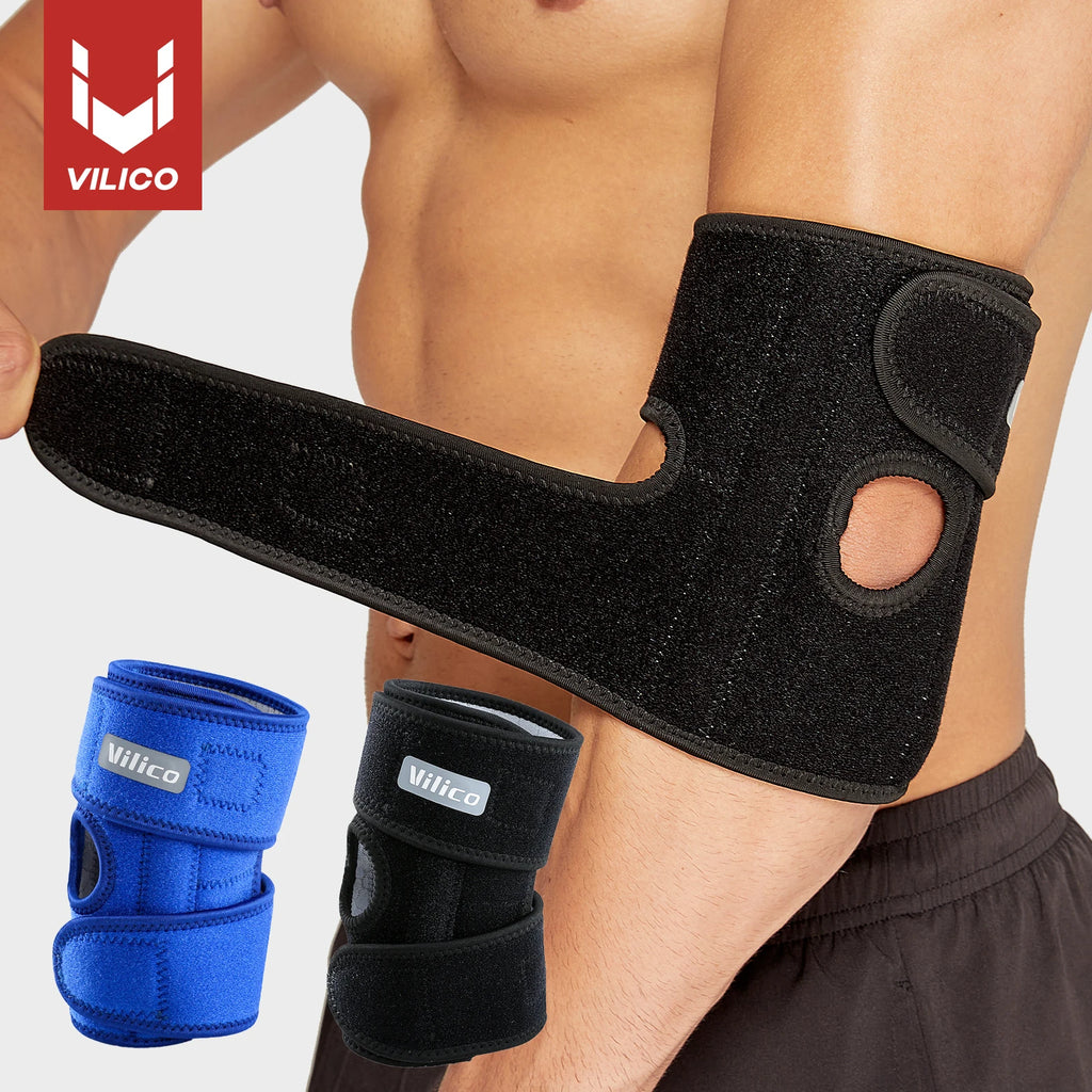 MarkhorAthletics™ 1 Piece Adjustable Elbow Support Brace