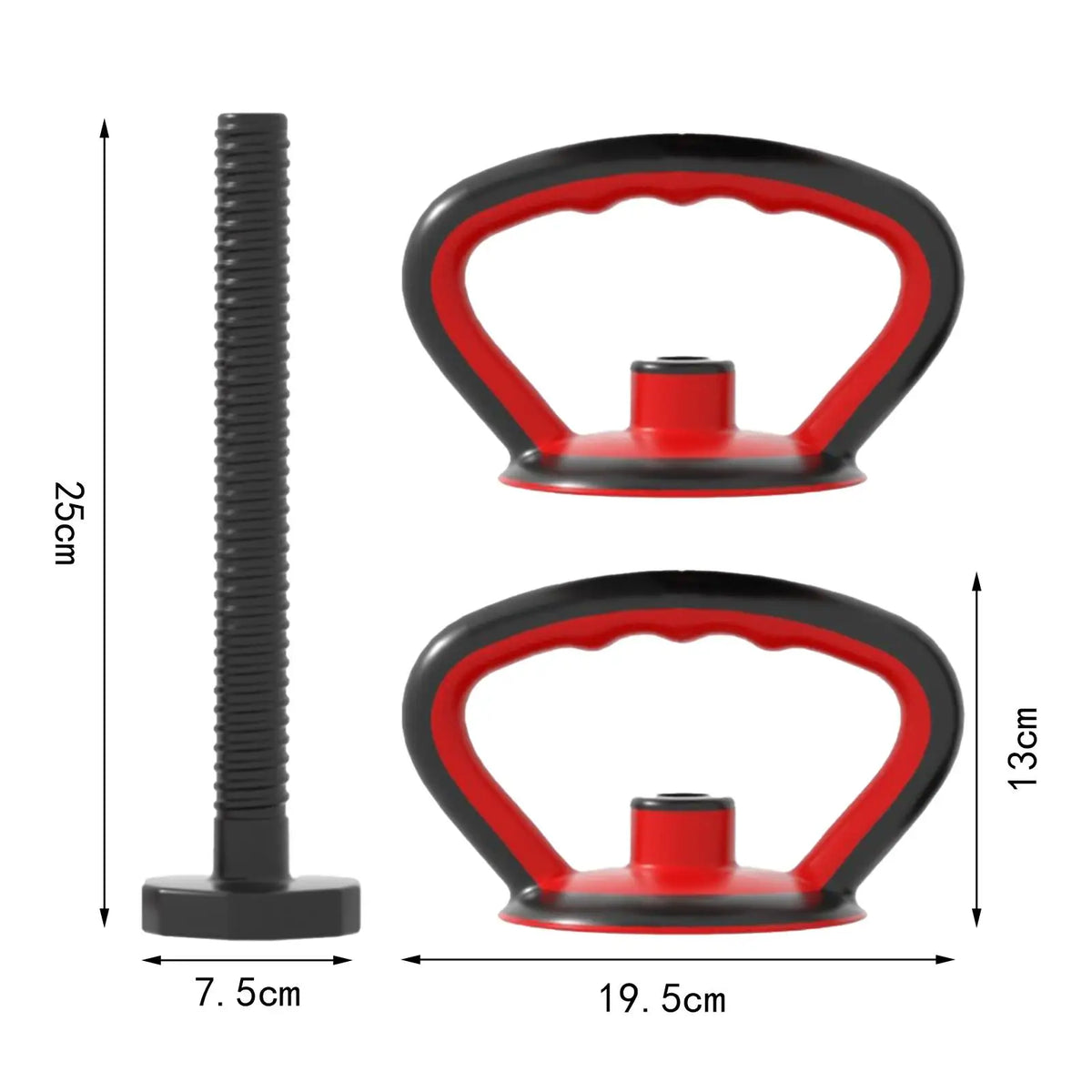 Portable Kettlebell Handle – Adjustable Weight Plate Grip
