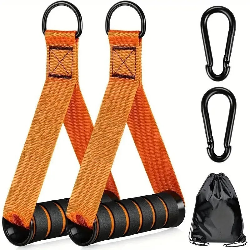 D-Ring Metal Gym Handle – Cable Machine & Resistance Band Attachment
