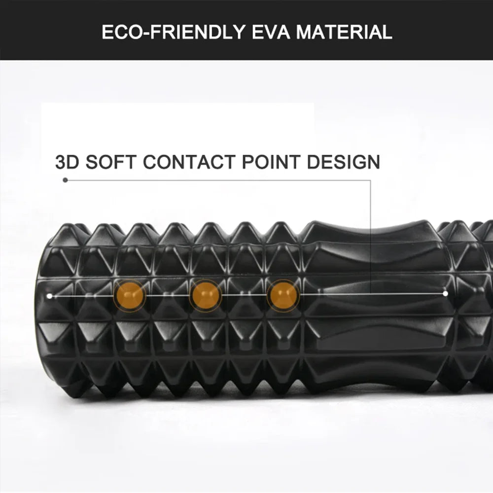 EVA Foam Roller 30/45cm - High-Density Roller for Back & Muscle Recovery