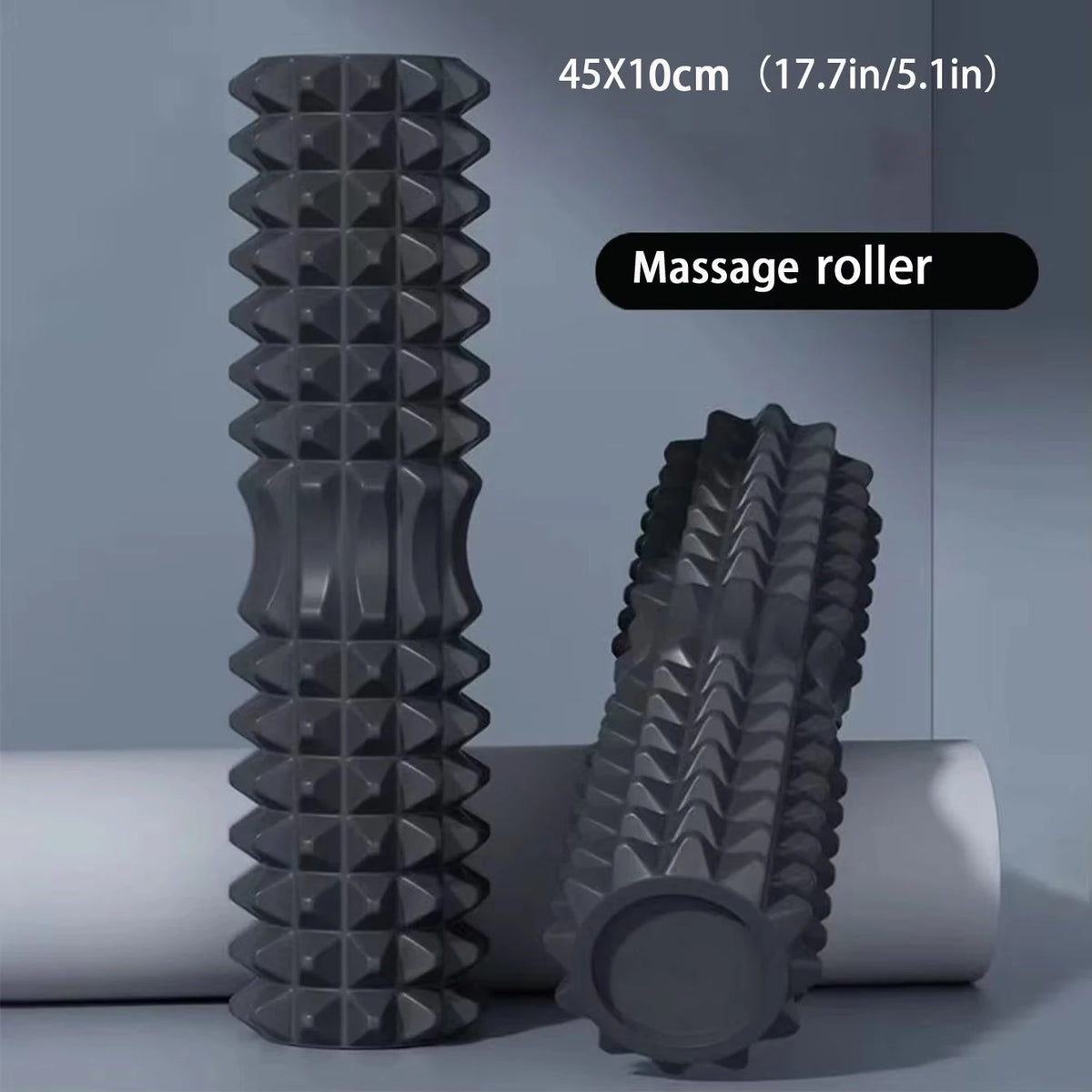 Ridged Column Foam Roller - Pilates & Yoga Muscle Massager