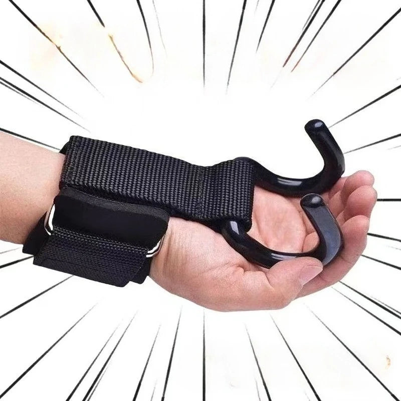 MarkhorAthletics™  Weight Lifting Hook Grips With Wrist Wraps Hand-Bar