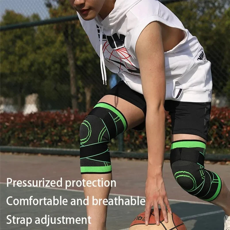 Knee Compression Sleeve Twin Pack - Adjustable Support Set