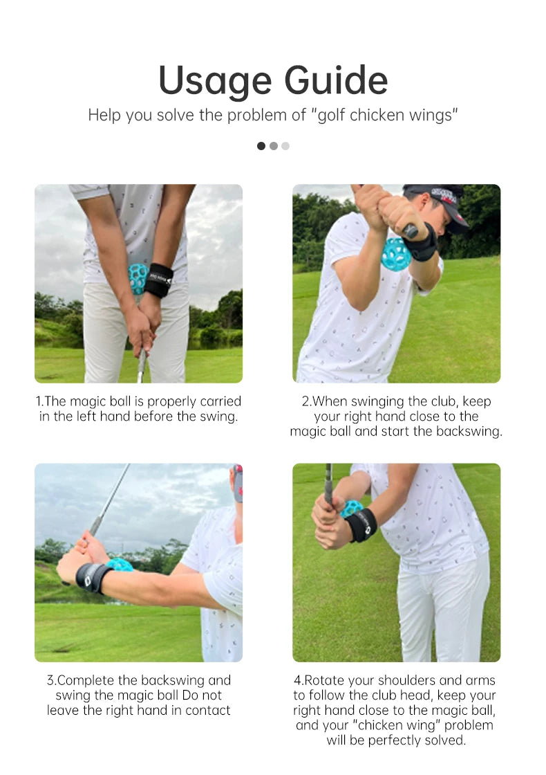 Golf Chicken Wing Corrector - Swing Connection Training Ball