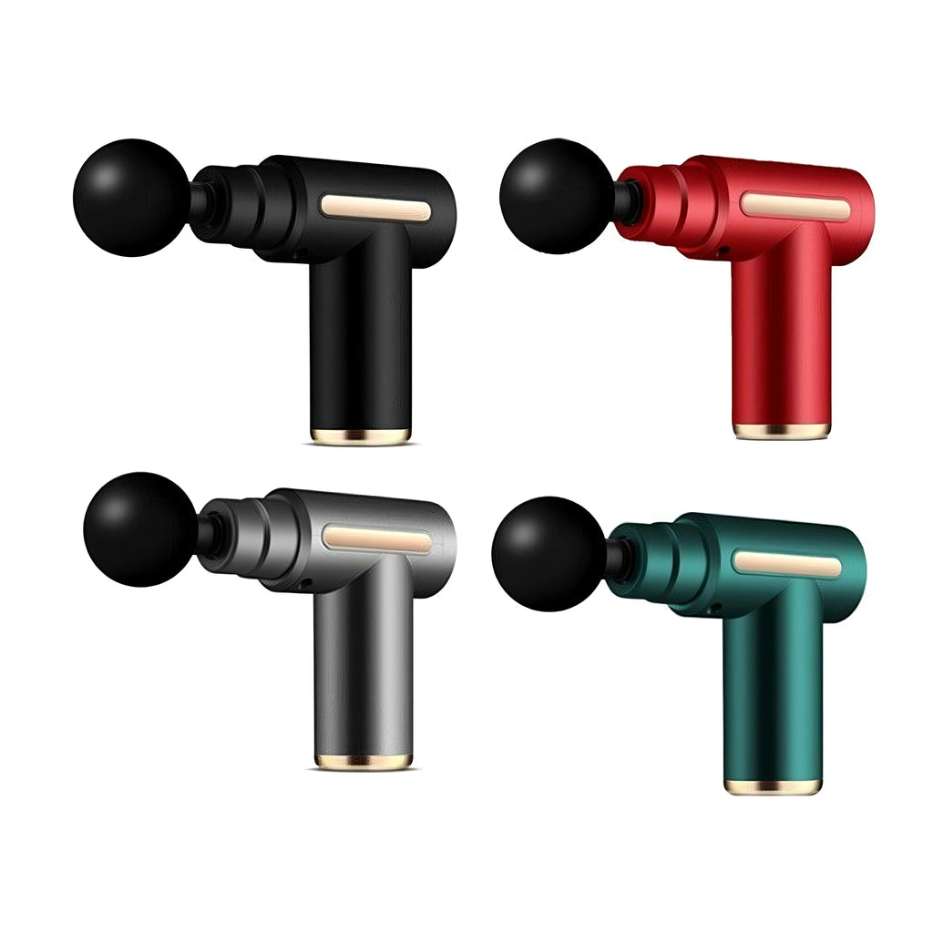 Percussion Massage Gun with 4 Interchangeable Heads